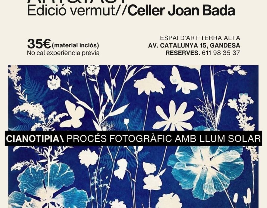 17 de maig | Art i Tast: Vermut i Cianotípia